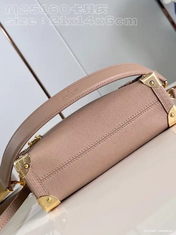 Official oldcobbler PM-21*14*6CM Trunk VUITTON Side LOUIS 0606